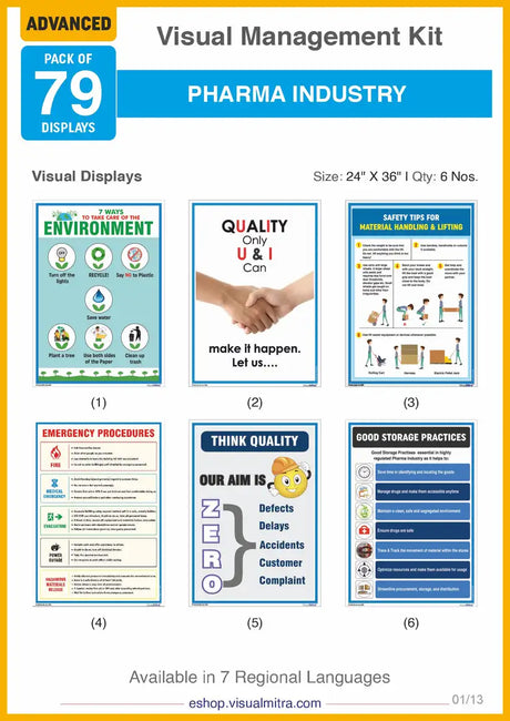 Advanced Kit - Pharmaceutical Industry Visual Management Kit