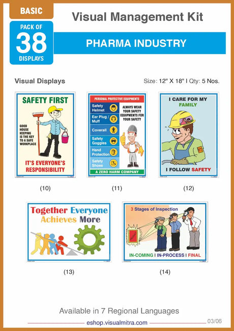 Basic Kit - Pharmaceutical Industry Visual Management Kit