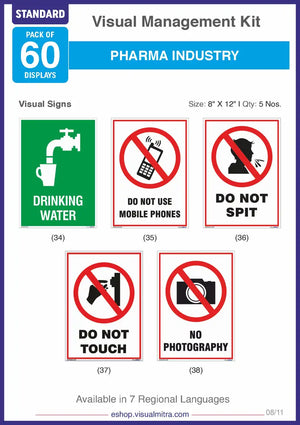 Standard Kit - Pharmaceutical Industry Visual Management Kit