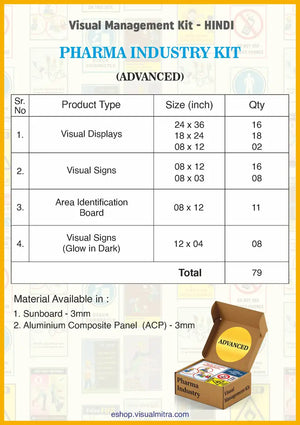 Advanced Kit - Pharmaceutical Industry Visual Management Kit