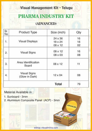 Advanced Kit - Pharmaceutical Industry Visual Management Kit