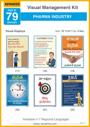 Advanced Kit - Pharmaceutical Industry Visual Management Kit