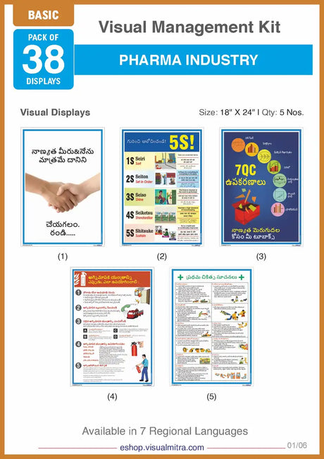 Basic Kit - Pharmaceutical Industry Visual Management Kit