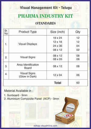Standard Kit - Pharmaceutical Industry Visual Management Kit