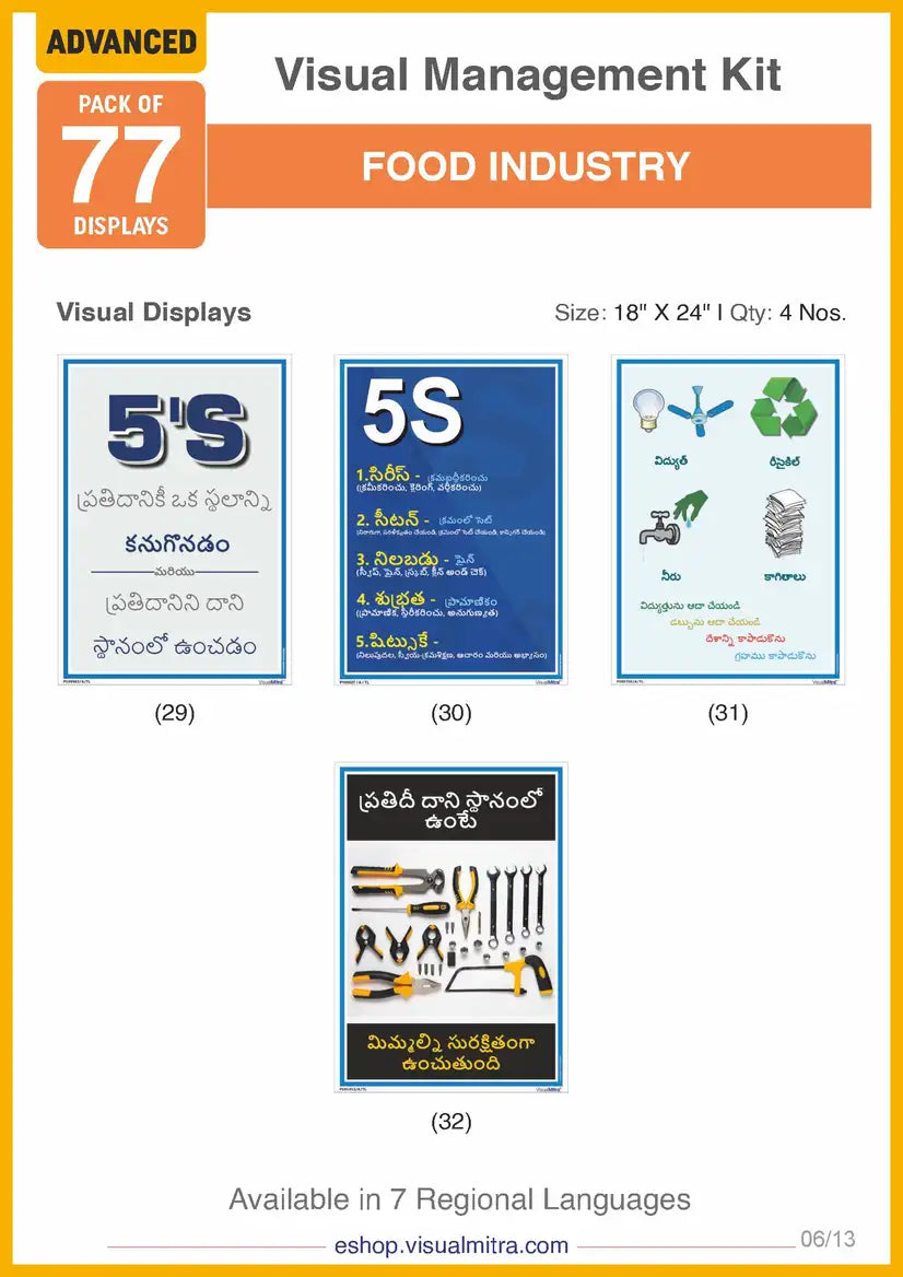Advanced Kit - Food Industry Visual Management Kit