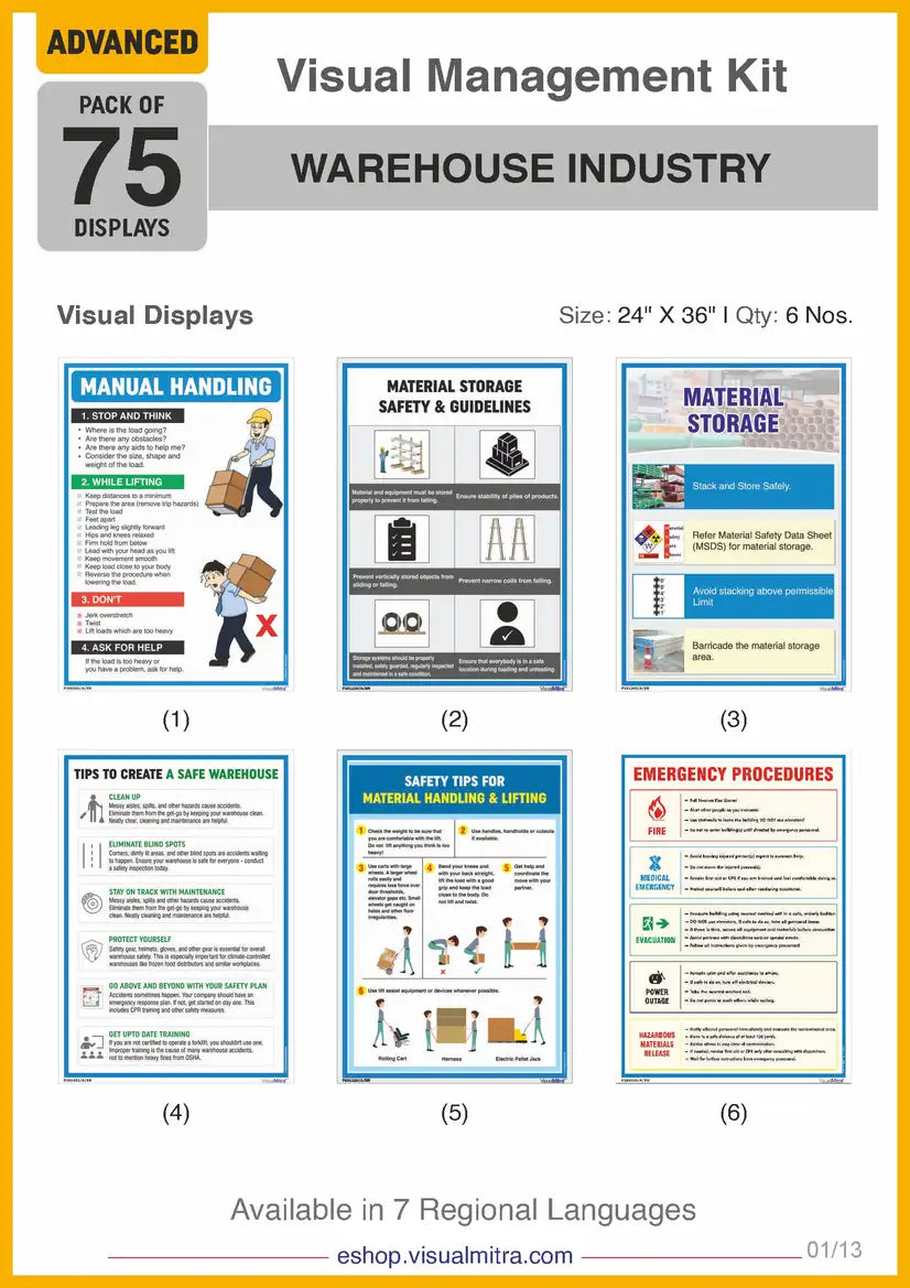 Advanced Kit - Warehouse  Industry Visual Management Kit