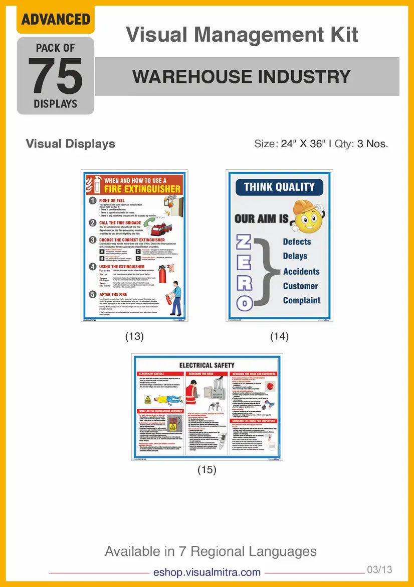 Advanced Kit - Warehouse  Industry Visual Management Kit