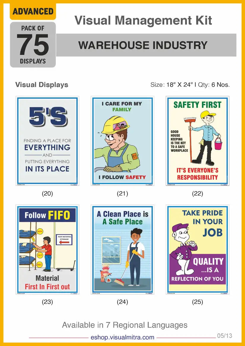 Advanced Kit - Warehouse  Industry Visual Management Kit