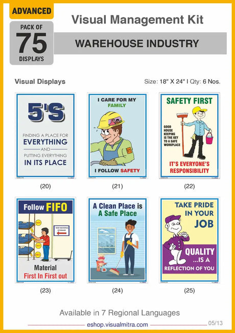 Advanced Kit - Warehouse  Industry Visual Management Kit