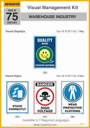 Advanced Kit - Warehouse  Industry Visual Management Kit
