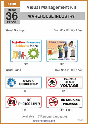 Basic Kit - Warehouse Industry Visual Management Kit