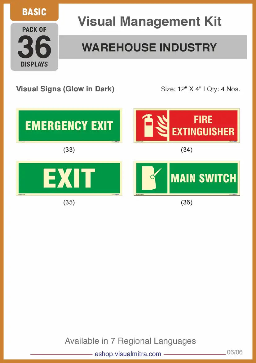 Basic Kit - Warehouse Industry Visual Management Kit