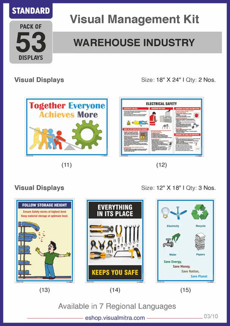 Standard Kit - Warehouse Industry Visual Management Kit