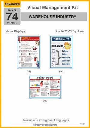 Advanced Kit - Warehouse  Industry Visual Management Kit
