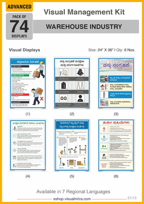 Advanced Kit - Warehouse  Industry Visual Management Kit