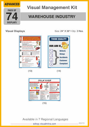 Advanced Kit - Warehouse  Industry Visual Management Kit