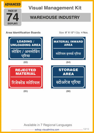 Advanced Kit - Warehouse  Industry Visual Management Kit