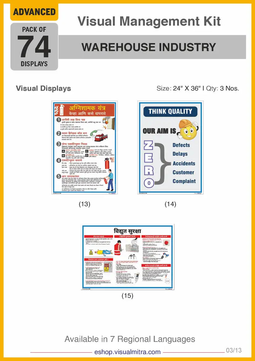 Advanced Kit - Warehouse  Industry Visual Management Kit