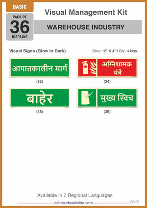Basic Kit - Warehouse Industry Visual Management Kit