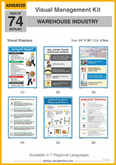 Advanced Kit - Warehouse  Industry Visual Management Kit