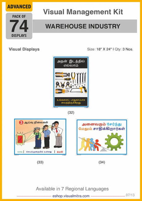 Advanced Kit - Warehouse  Industry Visual Management Kit