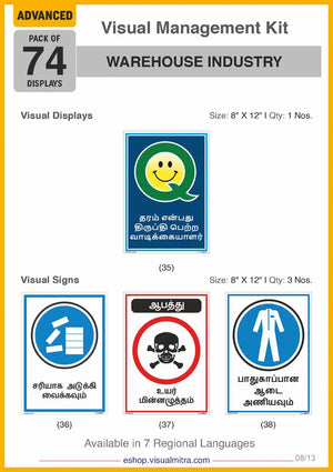 Advanced Kit - Warehouse  Industry Visual Management Kit