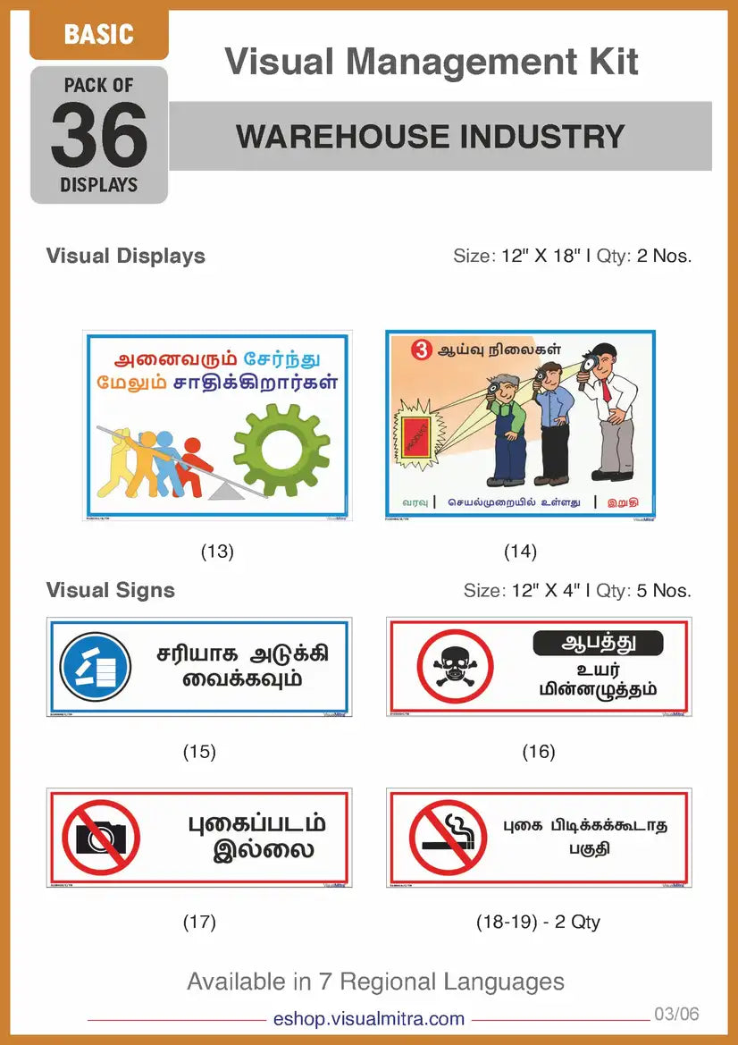 Basic Kit - Warehouse Industry Visual Management Kit